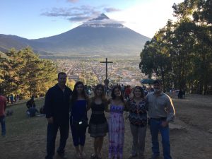 Missionary team in Cerra de la Cruz in Antigua, Guatemala