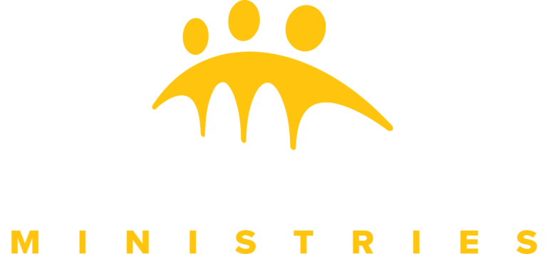 bridges for life ministries yellow and white logo