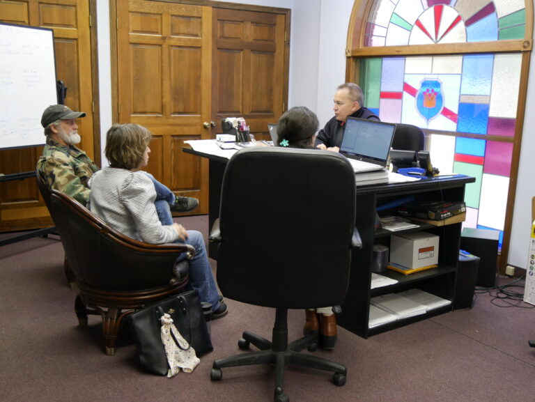 leaders discussing missions